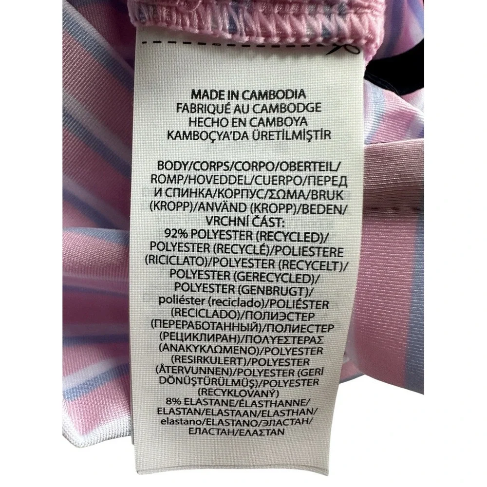 RLX Ralph Lauren Performance Multi Color Golf Polo Shirt Men's Size 2XL Stripe